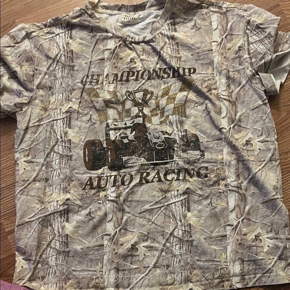 Championship Auto Racing Kids Camo T-Shirt
